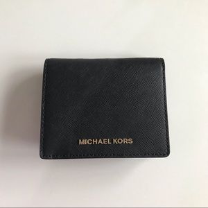 Micheal Kors Black Leather Wallet